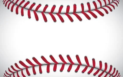 Texture of a baseball, sport background, vector illustration Stock Illustration