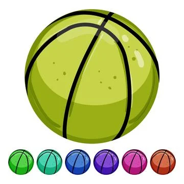 Texture basketball ball cartoon vector graphic Stock Illustration