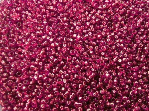 The texture of the beads. 6 Foto stock