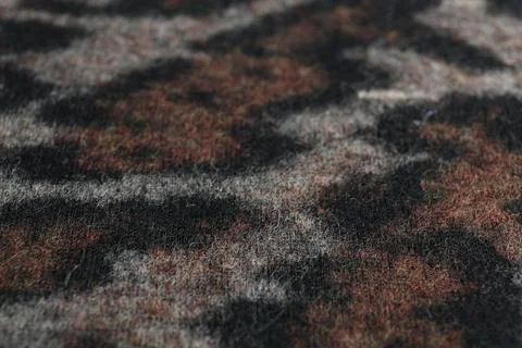 Texture of beautiful fabric with animal pattern as background, closeup Stock Photos