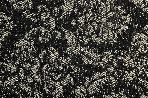 Texture of beautiful fabric with stylish pattern as background, closeup 写真素材