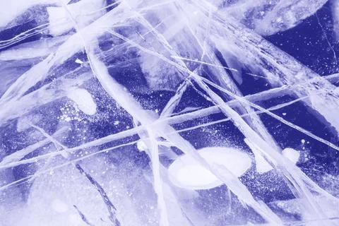 Texture of beautiful ice. Stock Photos