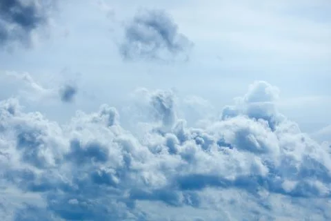 Texture of beautiful sky with clouds as background Stock Photos