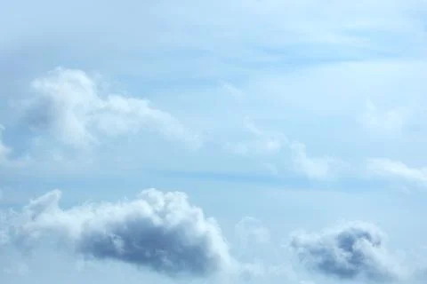 Texture of beautiful sky with grey clouds as background Stock Photos