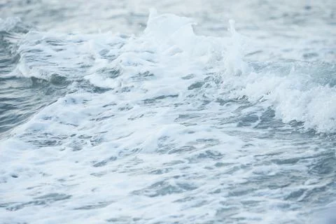 Texture of beautiful wave in the ocean. 库存照片