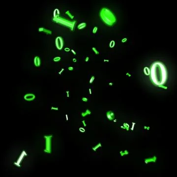 Texture of a binary code 写真素材