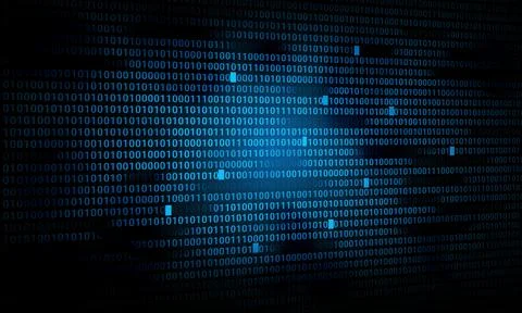 Texture of bl binary codes in the dark background 스톡 사진