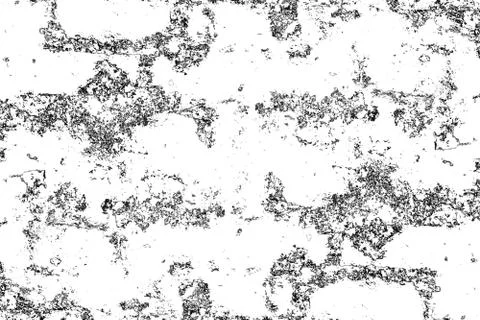 Texture is black and white background, Pattern of cracks, chips, scuffs, dust Illustrazione stock