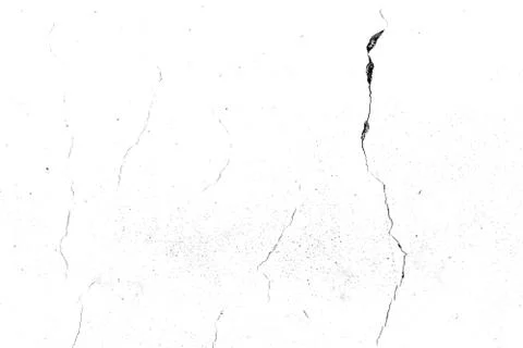 Texture is black and white background, Pattern of cracks, chips, scuffs, dust Stock Illustration