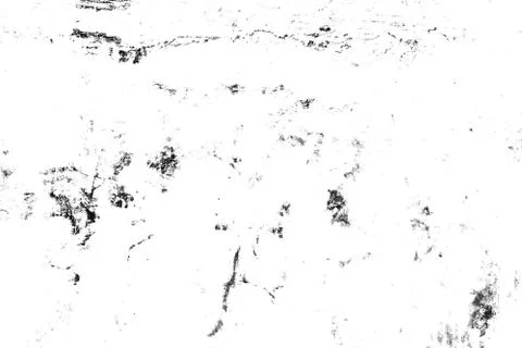 Texture is black and white background, Pattern of cracks, chips, scuffs, dust Stock Illustration