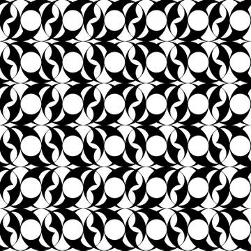 Texture with black and white circles Stock Illustration