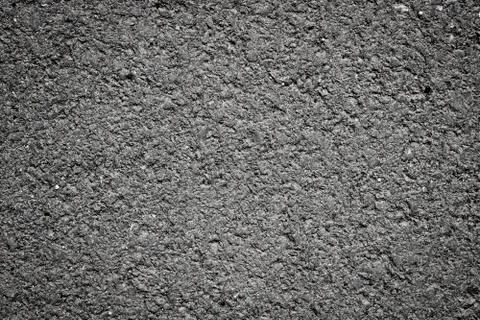 Texture of black asphalt, road surface. Stock Photos