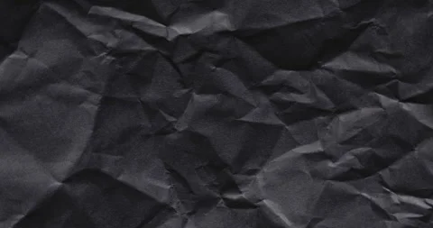 Texture Of Black Crumpled Paper Stock Footage 170729527
