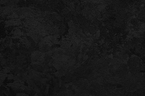 Texture of black decorative plaster or concrete. Stock Photos