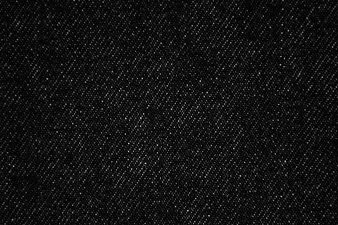 The texture of black denim in close-up Stock Photos