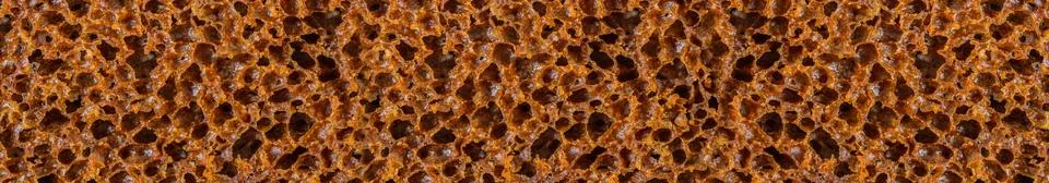Texture of black rye bread Stock Photos