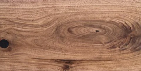 Texture of black walnut solid board untreated Foto stock