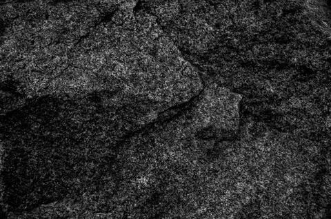 Texture of black white granite stone. Gray stone background with copy space for Foto stock
