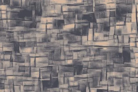 Texture of a blanket with square disorganised patterns Stock Photos