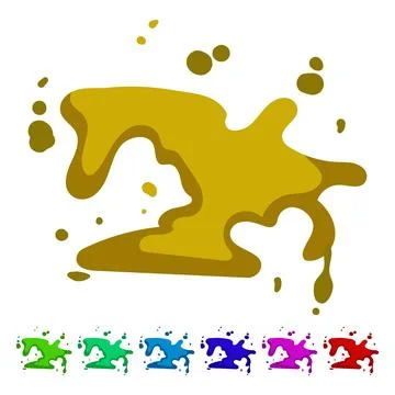 Texture blood splatter cartoon vector graphic Stock Illustration