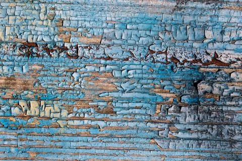 Texture of a blue board. Stock Photos