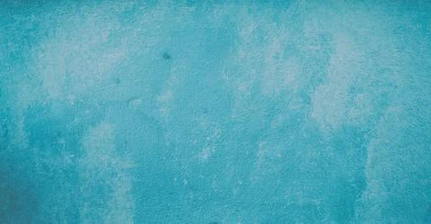 Texture of the blue cement wall background and wall is stained with dirt. Stock Photos