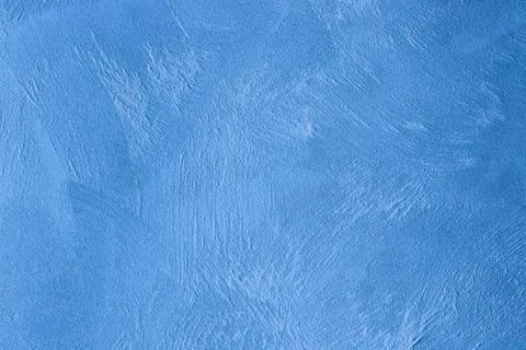 Texture of blue decorative plaster or stucco or concrete. Abstract background Stock Photos