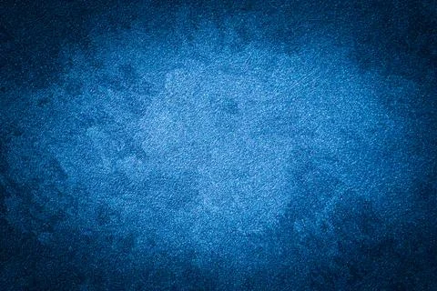 Texture of blue decorative plaster. Stock Photos