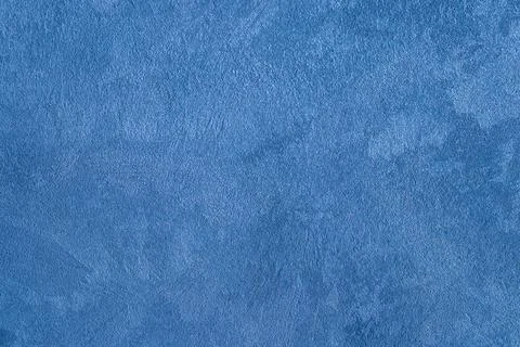 Texture of blue decorative plaster. Stock Photos