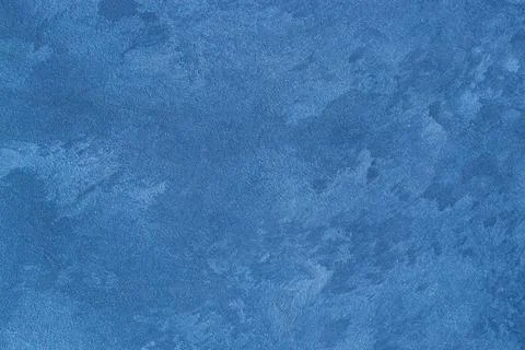 Texture of blue decorative plaster. Stock Photos