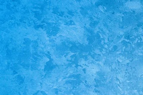 Texture of blue decorative plaster. Stock Photos