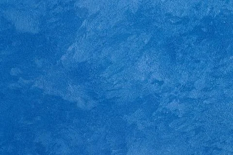 Texture of blue decorative plaster. Stock Photos