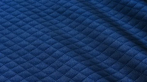 Texture of Blue Fabric, Waves, Background, Unique Design, Exclusive Stock Footage 302182874