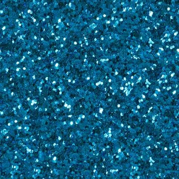 Texture from blue glitter. Seamless square texture. Stock Photos