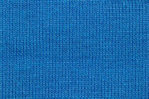Texture of blue jacket fabric. Stock Photos