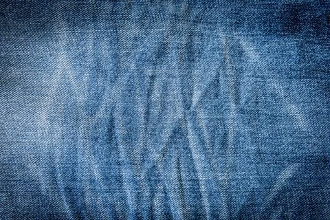 Texture of blue jeans background Stock Photos