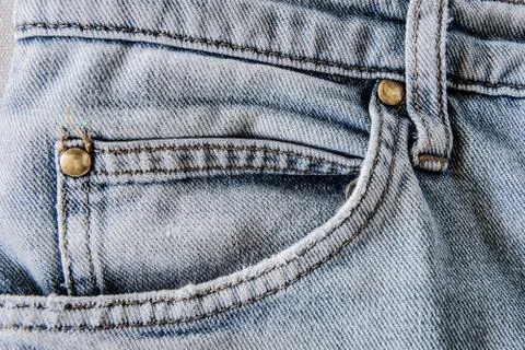 Texture of blue jeans background Stock-Fotos