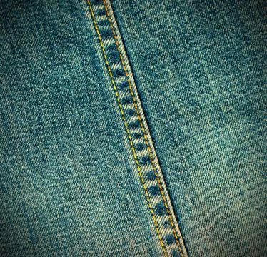 Texture of blue jeans background Stock Photos