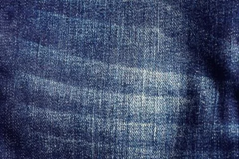 Texture of blue jeans Stock Photos