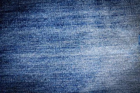 Texture of blue jeans Stock Photos