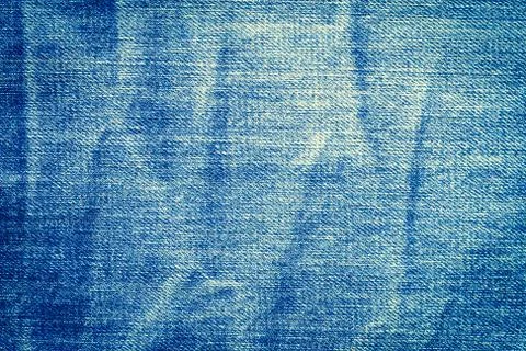 Texture of blue jeans Stock Photos
