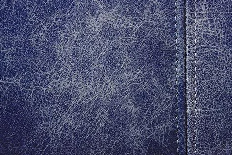 Texture blue leather Stock-Fotos