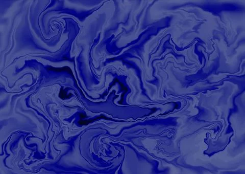The texture of blue liquid marble. Blue shiny pattern with natural stone texture Stock Illustration