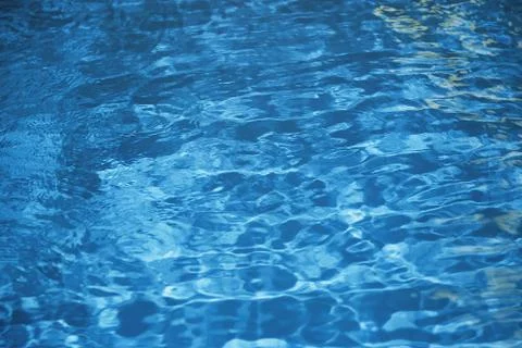 Texture of blue water Stock Photos