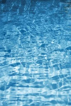 Texture of blue water Stock Photos