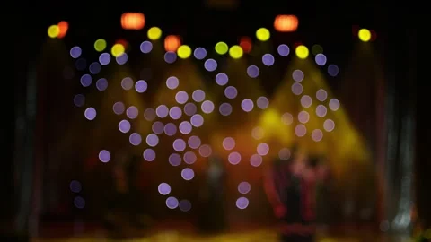 Texture blur and defocus, Stage color li... | Stock Video | Pond5