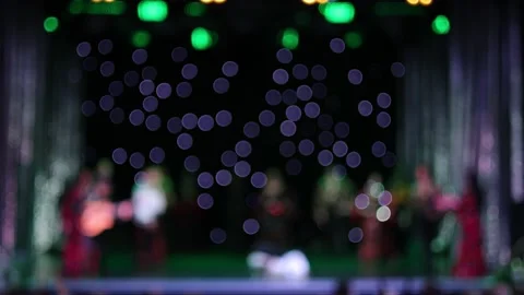 Texture blur and defocus. Stage color li... | Stock Video | Pond5