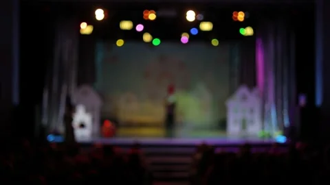 Texture blur and defocus. Stage color li... | Stock Video | Pond5