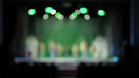 Texture blur and defocus. Stage color li... | Stock Video | Pond5