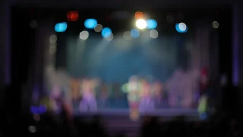 Texture blur and defocus. Stage color li... | Stock Video | Pond5